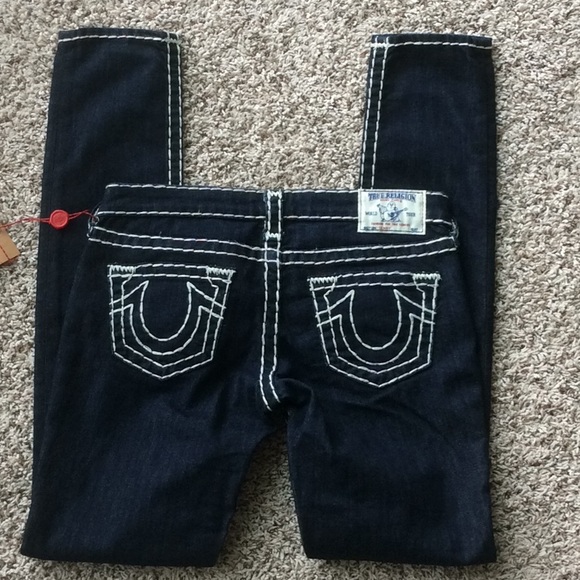 💥 TrueReligion Dark Washed Jeans 💥 - Picture 1 of 7